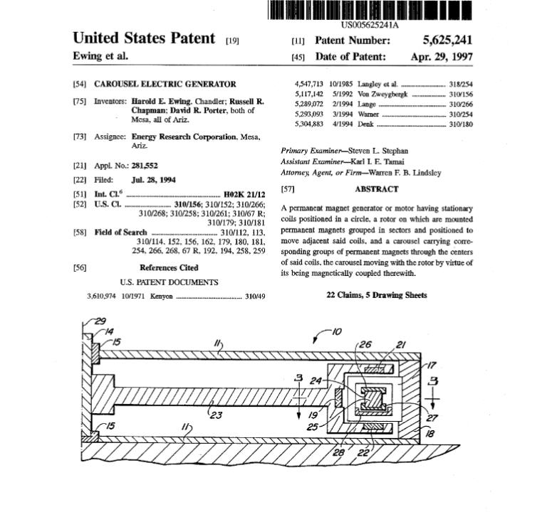 Click image for larger version
Name: Carousel Generator 5625241 USPTO 1997 Pg 1.jpg
Views: 1
Size: 87.5 KB
ID: 48893